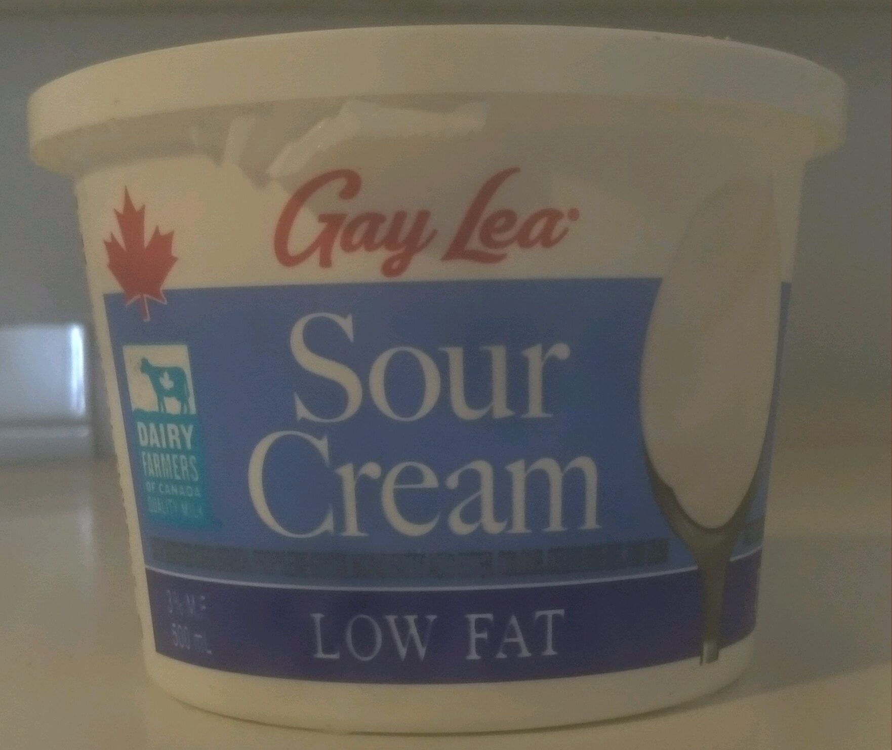Low Fat Sour Cream - Produit - en