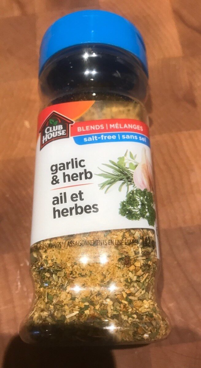 Garlic & Herb Salt-Free blend Seasoning - Produit