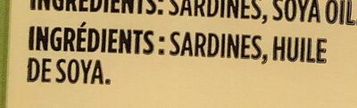 Sardines - Ingrédients