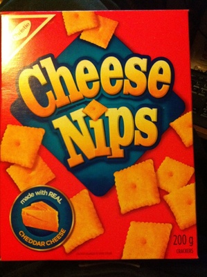 Cheese nips cheddar baked snack crackers - Produit - en