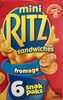 Ritz mini sandwiches, saveur fromage - Product