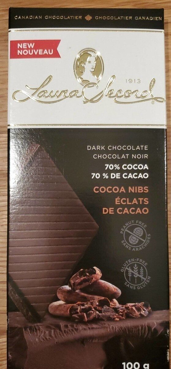 Dark Chocolate 70% Cocoa Nibs - Produit