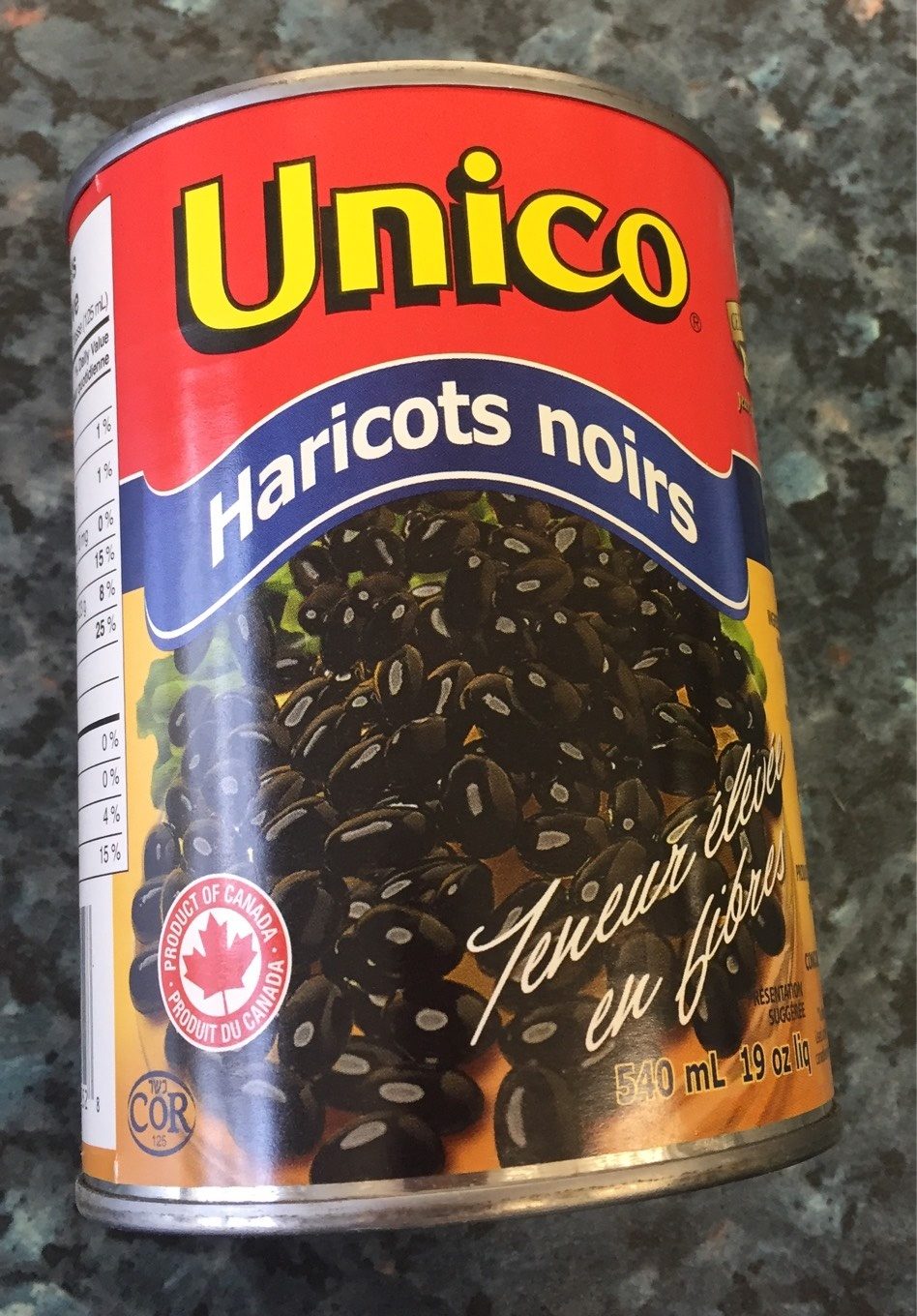 Unico Black Beans - Produit