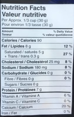 Tex Mex - Nutrition facts - fr