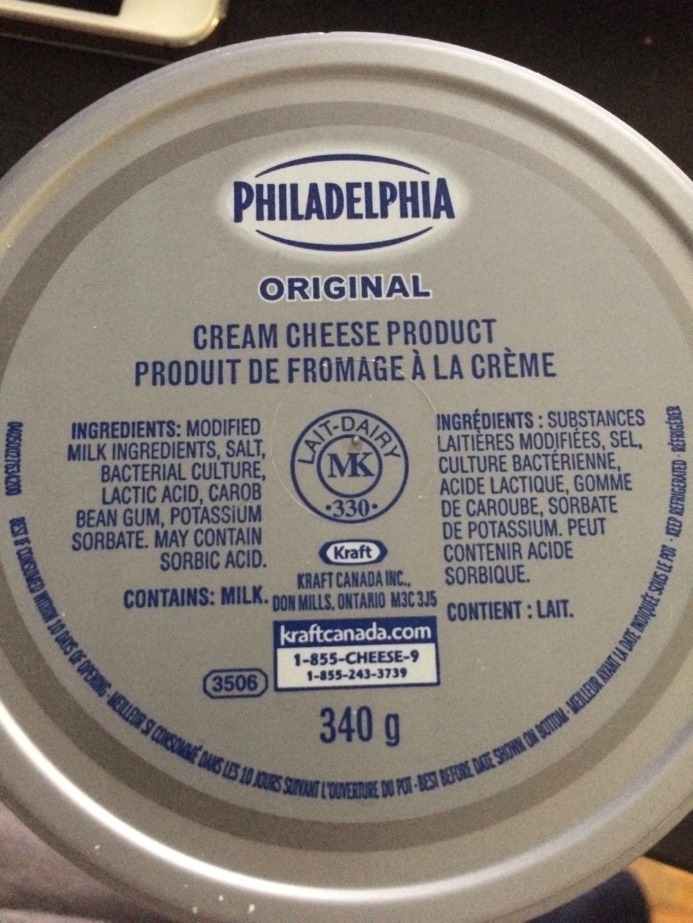 Philadelphia fromage a la creme - Produit
