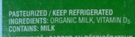 Whole Milk 3,8% - Ingrediënten - en