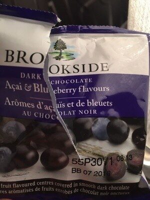 Brookside - Acai&blueberry dark chocolate - Produit