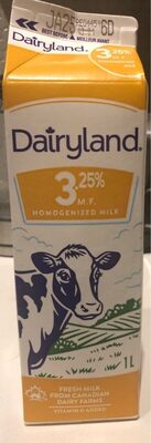 3.25% homogenized milk - Produit