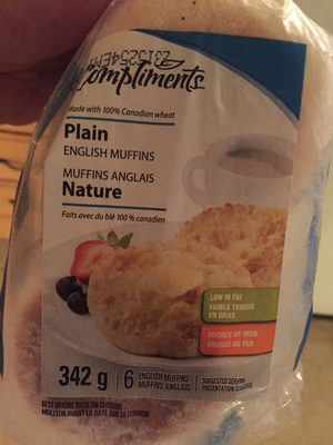 Plain english muffins - Produit
