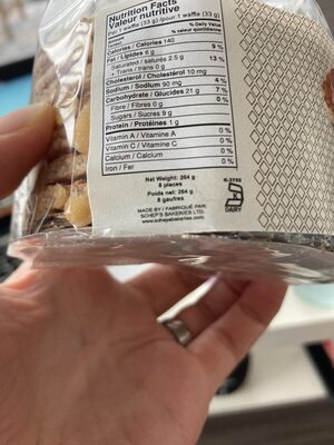Gluten Free Stroopwaffles - Instruction de recyclage et/ou informations d'emballage - en