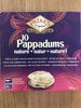 10 Pappadums Nature Pataks 100G 0 - Produit