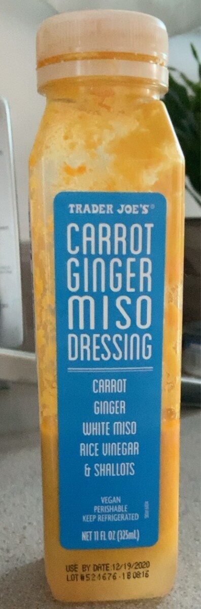 Carrot ginger miso dressing - Product