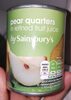 Sainsburys Pear Quaters - Produkt