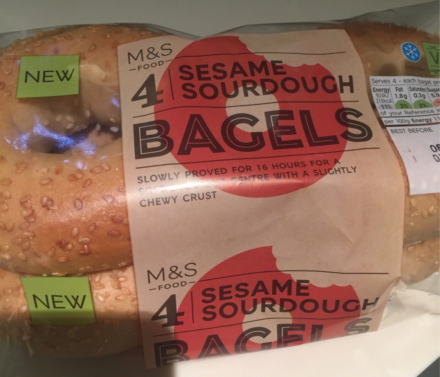 Sesame sourdough Bagels - Product - fr