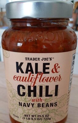 Calories in Trader Joe'S Trader Joe'S Kale And Cauliflower Chili With Navy Beans
