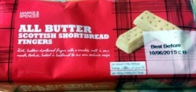 All butter Scottish shortbread fingers - Product