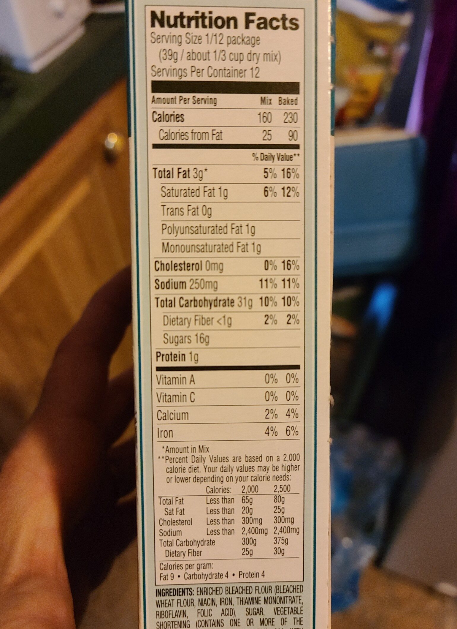 Red Velvet Cake Mix Nutrition Facts  Eat This Much