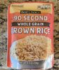90 second whole grain brown rice - Product