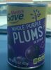 Whole purple plums - Product