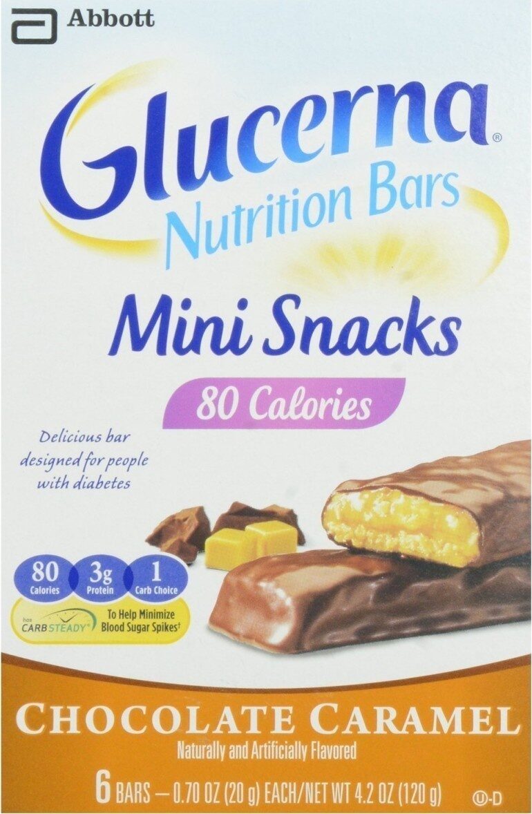 Mini snack bars chocolate caramel count - Product
