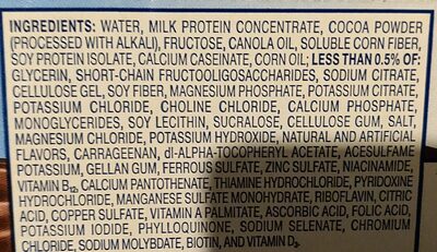 Glucerna shake - Ingredients