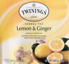 Lemon & Ginger Herbal Tea - Producto