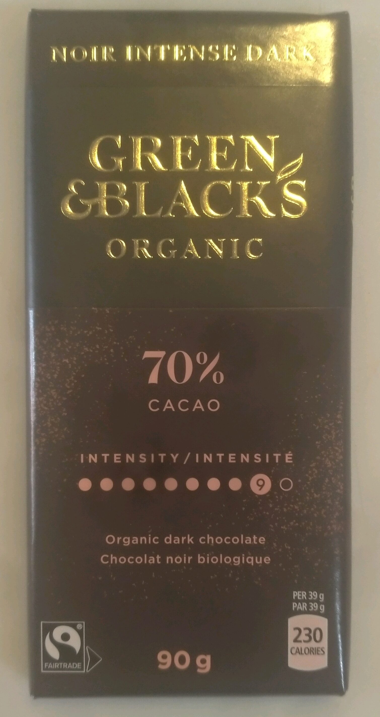 70% Cacao Dark Chocolate - Produit