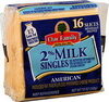 Singles reduced fat pasteurized process american cheese product - Product