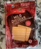 Mild cheddar natural sliced cheese - Product