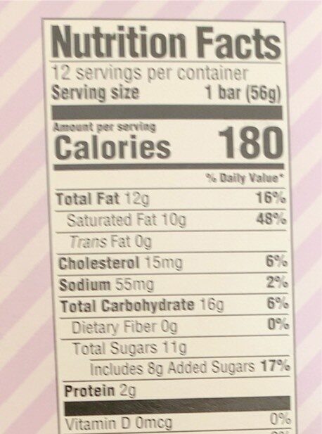 Vanilla ice cream with chocolate flavored coating - Nutrition facts