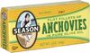 Flat fillets of anchovies in pure olive oil - Product
