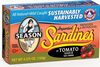 Seasons club tomato skinless and boneless sardines sauce - Produit