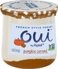Oui pumpkin caramel french style yogurt - Product