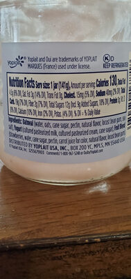 Oui Yogurt - Ingredients
