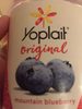 Yoplait Original Mountain Blueberry Low Fat Yogurt - Product