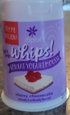 Calories in Yoplait Yoplait Whips! Cherry Cheesecake Low Fat Yogurt Mousse