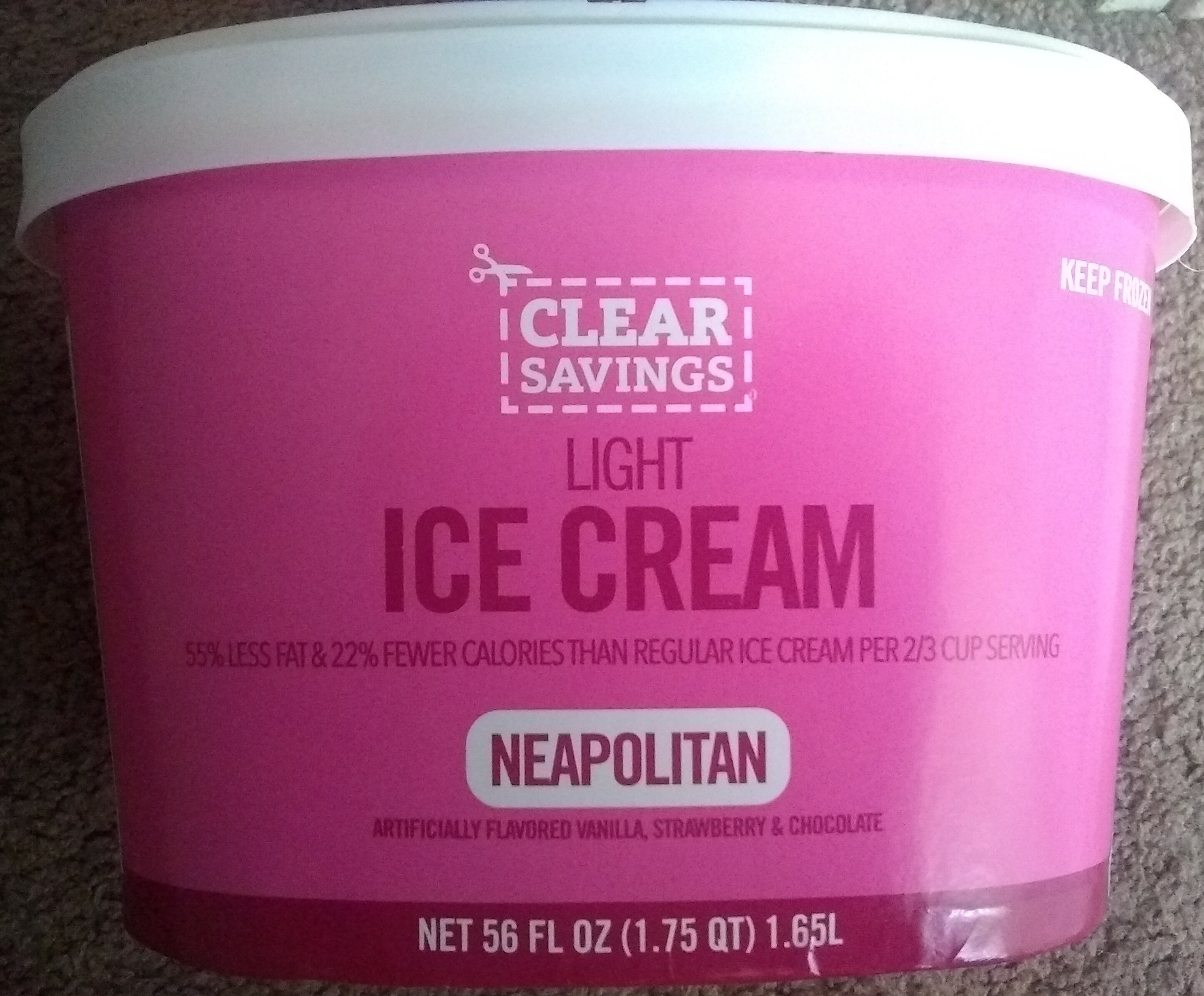 Light Ice Cream Neapolitan - Product