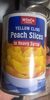 Yellow cling peach slices - Produkt