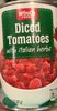 Diced tomatoes with italian herbs - Product