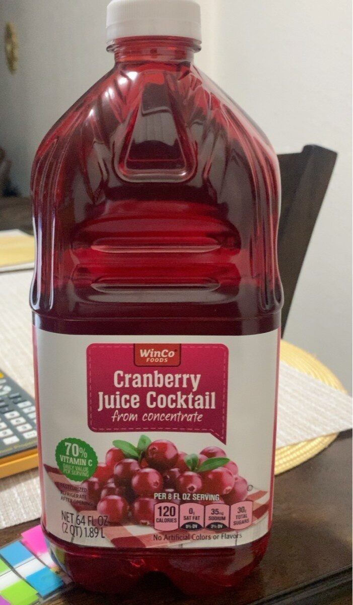 Cranberry Juice Cocktail From Concentrate - Product
