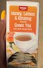 Honey, lemon and ginseng flavored green tea - Product