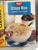 Crispy toasted rice cereal - Producto