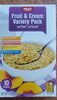 Fruit and Cream variety pack instant oatmeal - نتاج