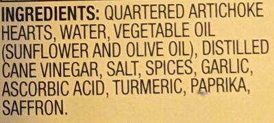 Marinated Artichoke Hearts - Ingredients
