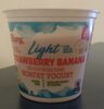 Light strawberry banana nonfat yogurt - Product