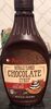 Chocolate flavored syrup - Produkt