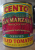 Whole peeled san marzano tomatoes with basil leaf - Product