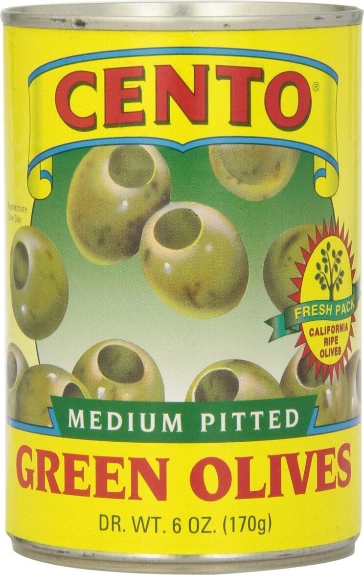 Pitted green olives - Producto - en