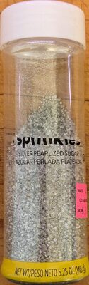 Silver Pearlized Sugar Sprinkles - Product