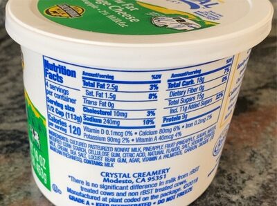 Low Fat cottage cheese - Nutrition facts